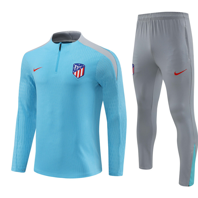 AAA Quality Atletico Madrid 24/25 Tracksuit - Blue/Grey